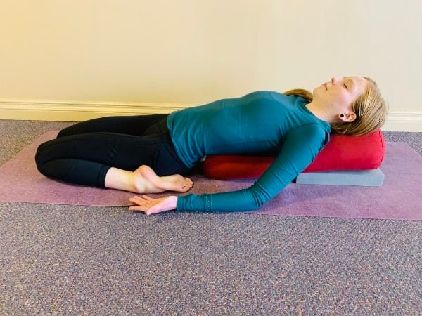 Restorative Fish Pose For People Who Sit All Day - YouTube